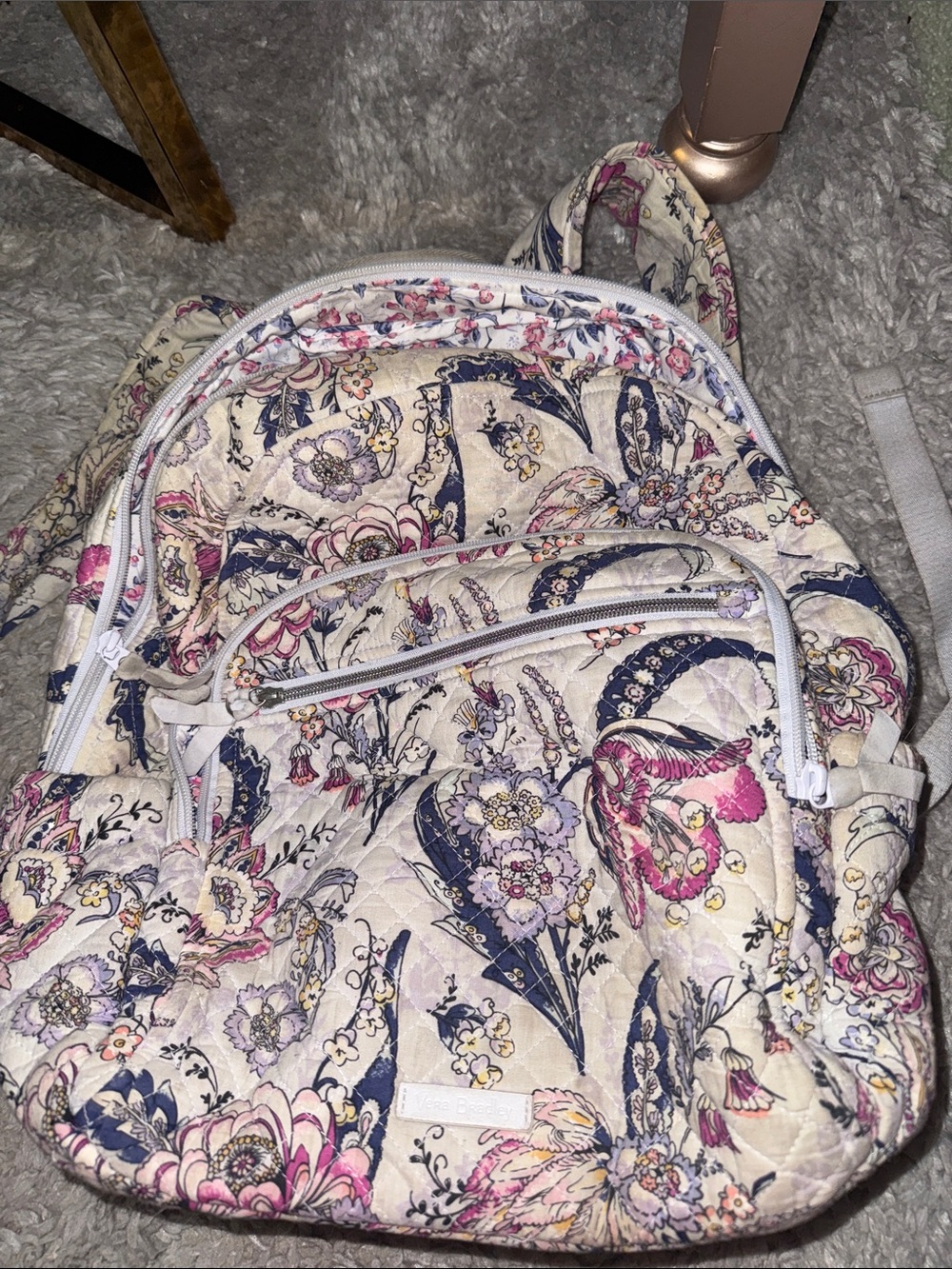 Vera Bradley Paisley Bookbag